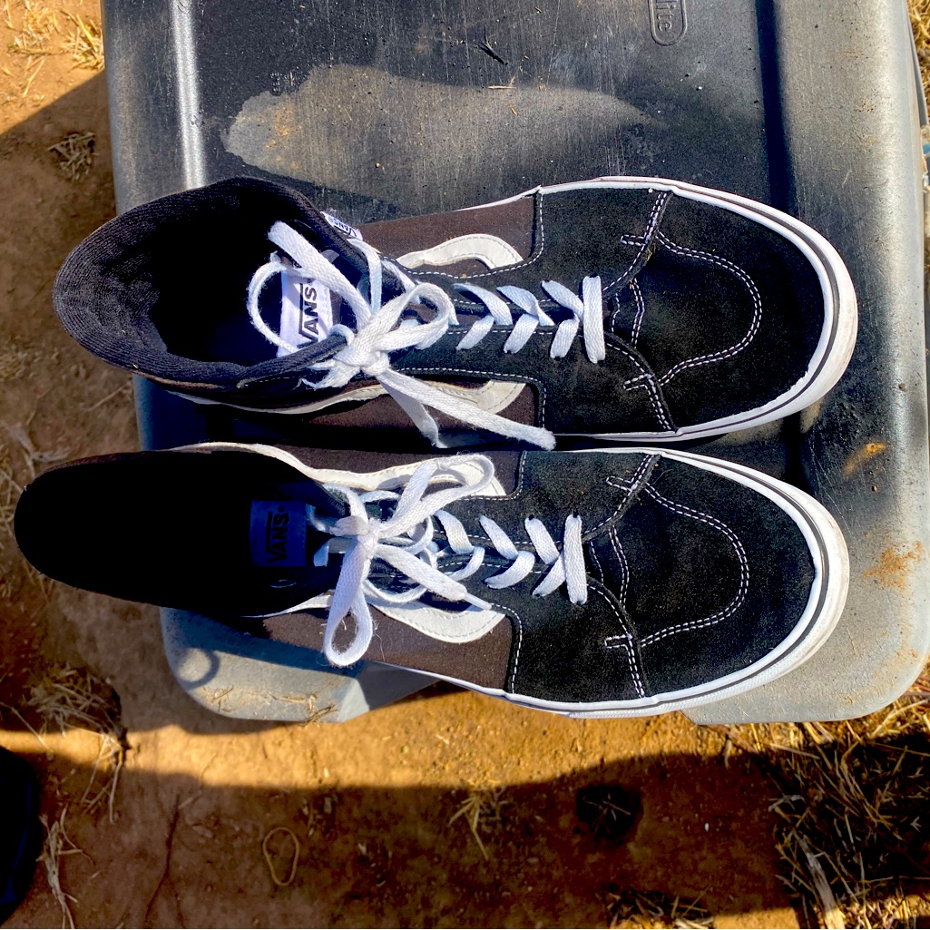 Black And White Vans Skateboarding Trainers Skateboarding Size 13 Black And White Vans Skateboarding Trainers Skateboarding Size 13